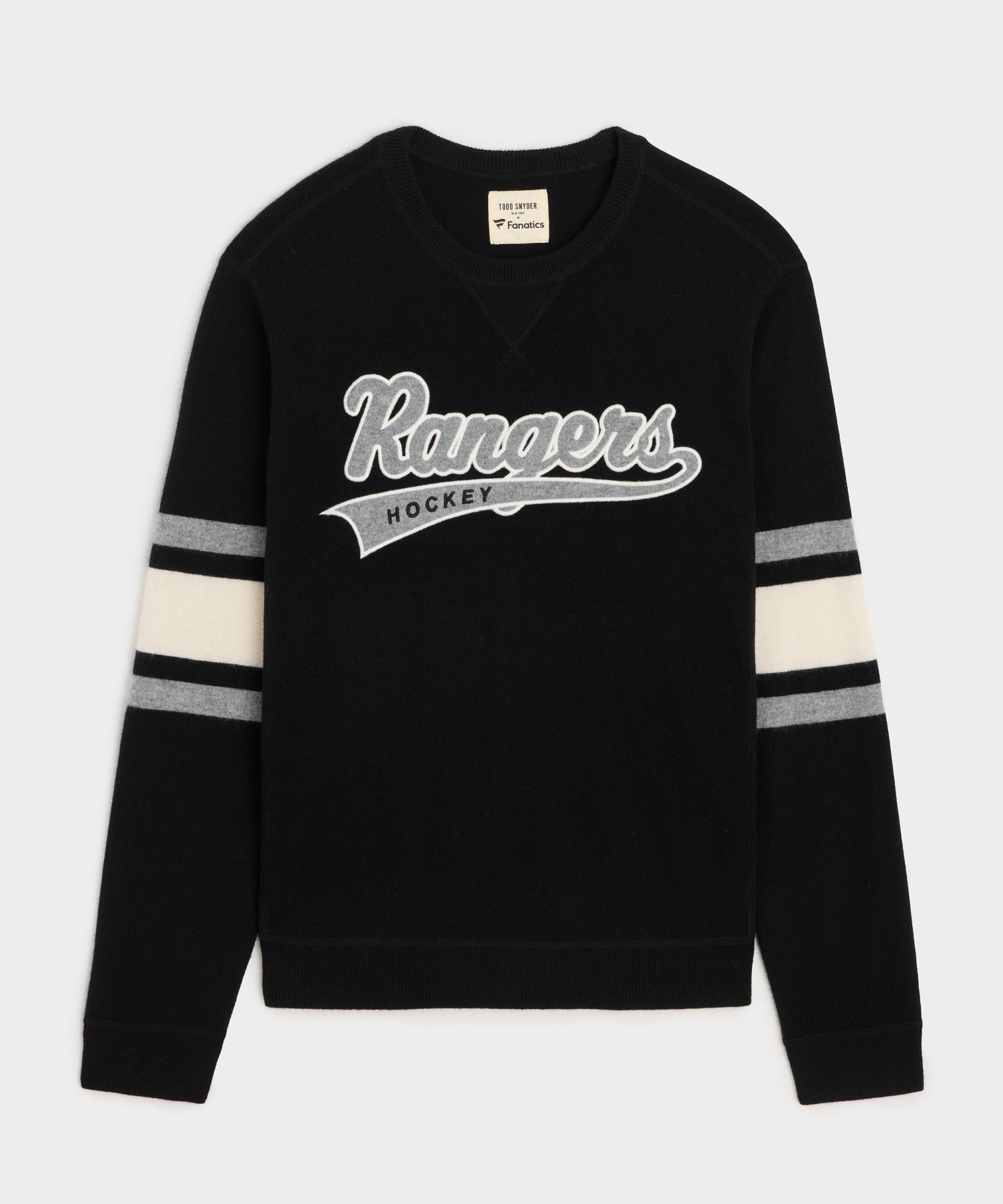 Todd Snyder by Fanatics for NHL New York Rangers Cashmere Crewneck
