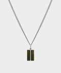 Miansai Sterling Silver Duo Jasper Necklace