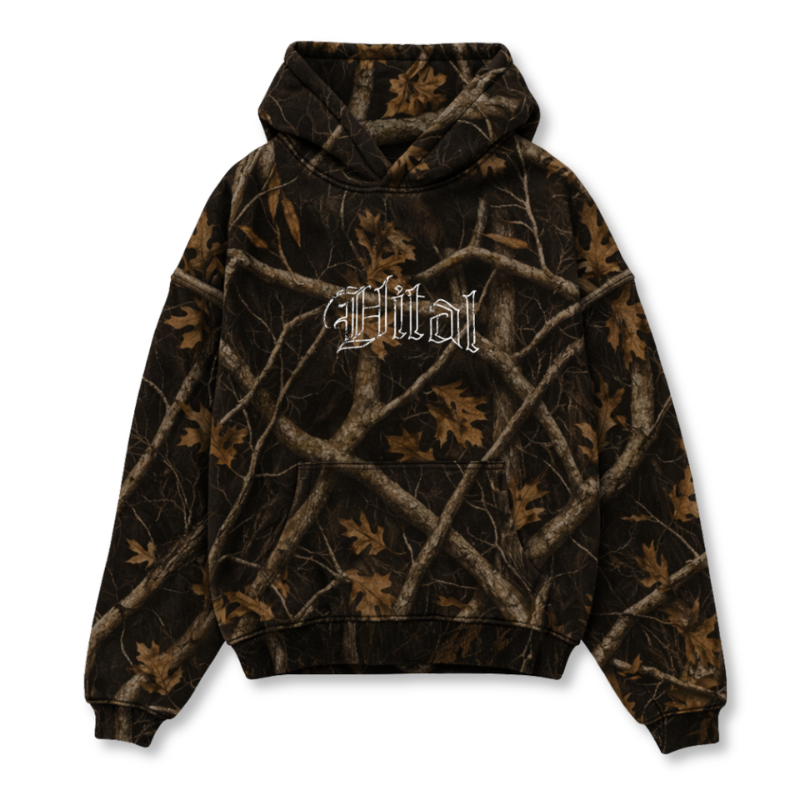 Relentless Oversized Heavyweight Hoodie - Training Dept Black Camo