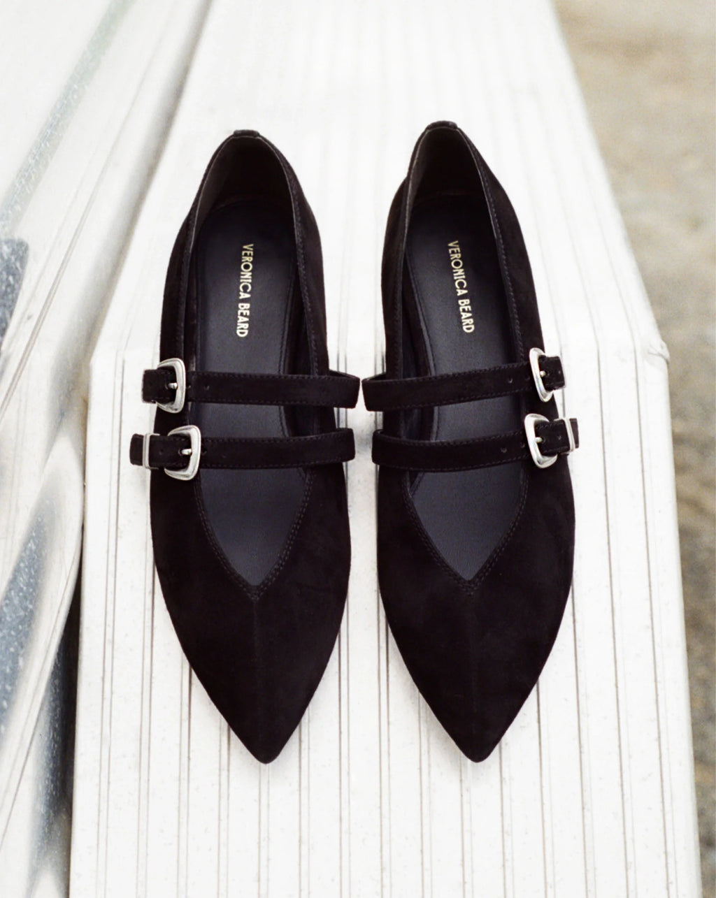 Bancroft Suede Mary Jane Flat