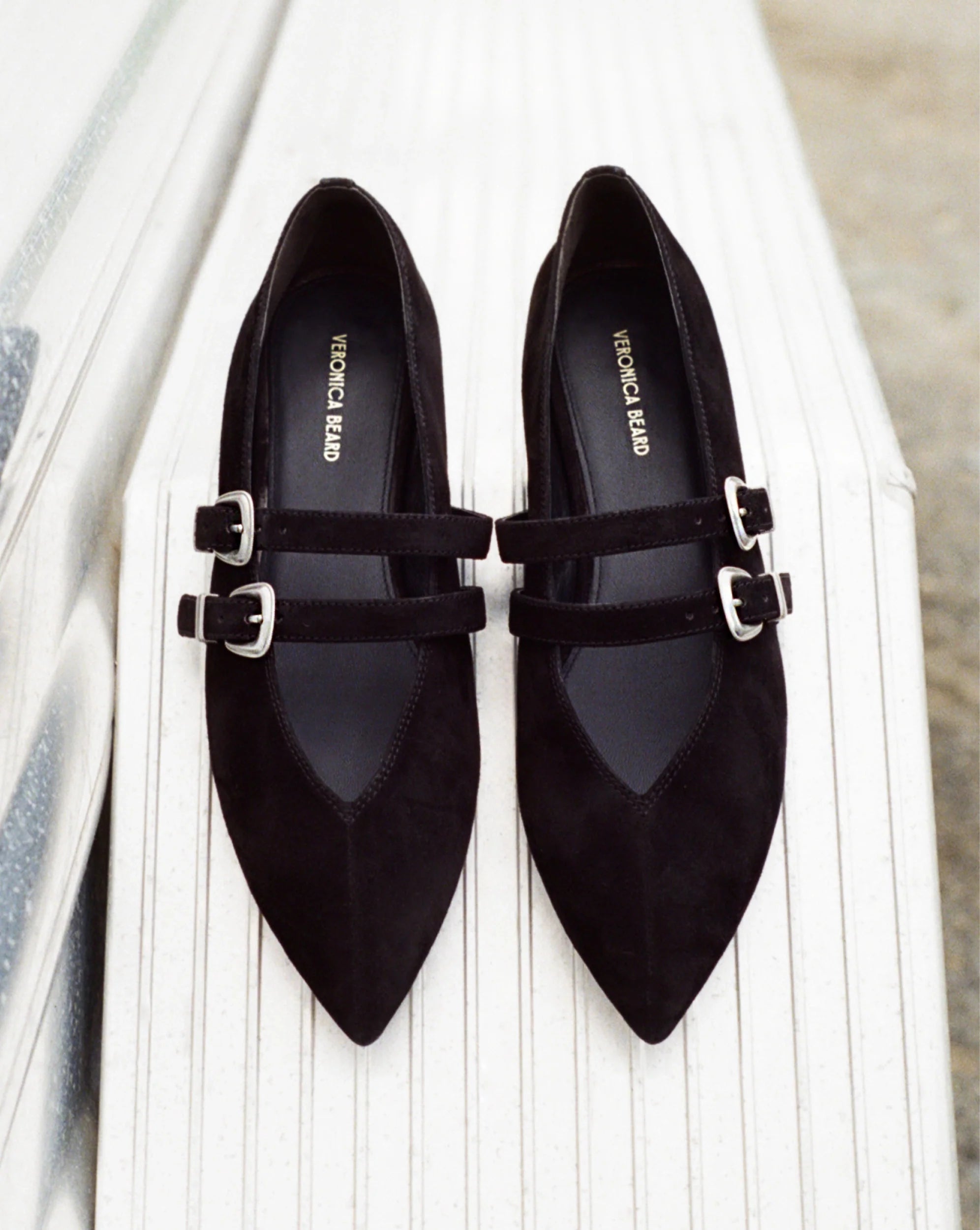 Bancroft Suede Mary Jane Flat