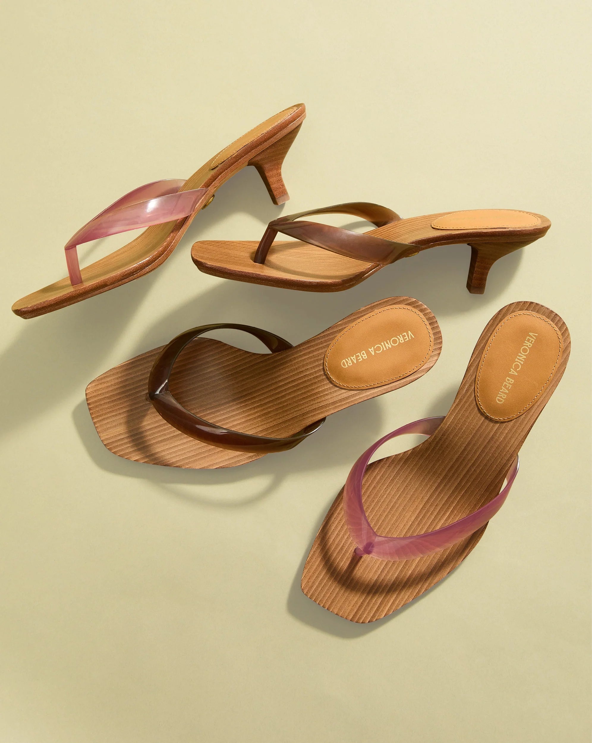 Clea Jelly Kitten-Heel Sandal