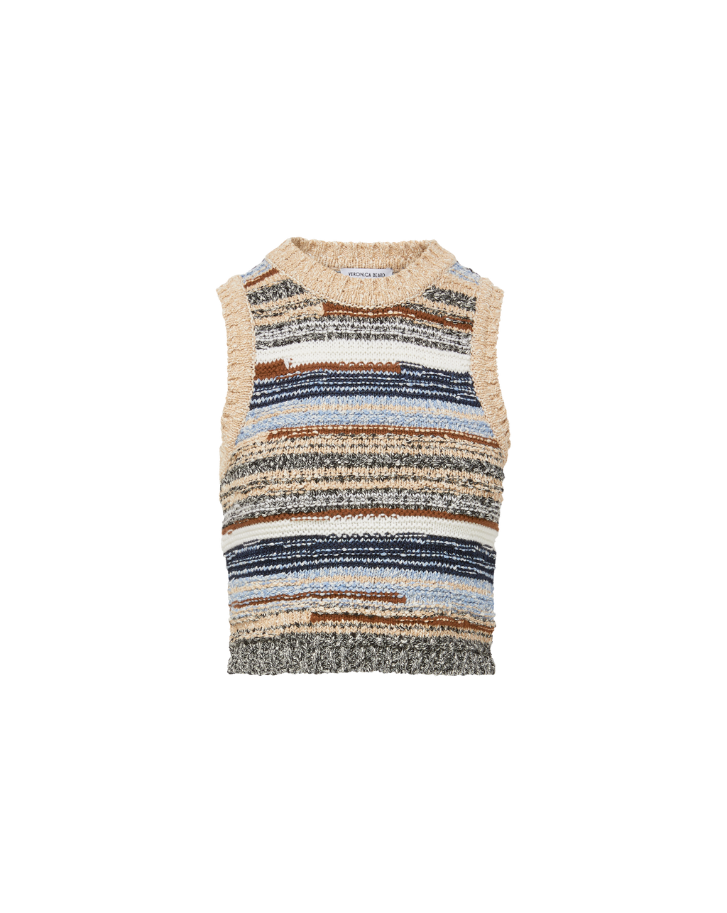 Jerrel Wool-Blend Cropped Tank Top