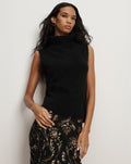 Mazzy Brushed Cashmere Sleeveless Sweater