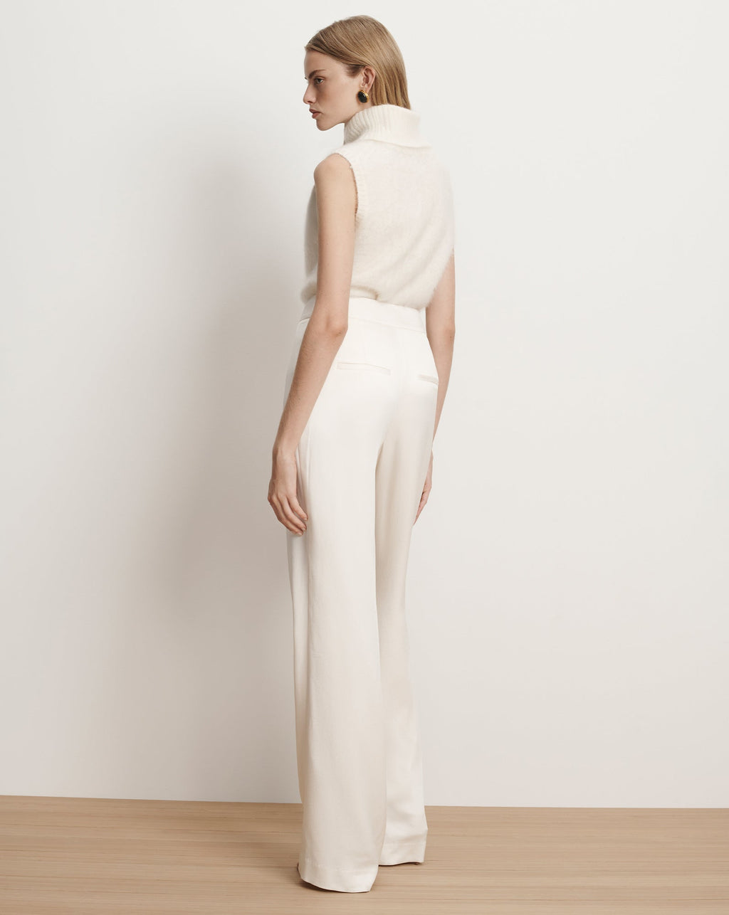 Mazzy Brushed Cashmere Sleeveless Sweater