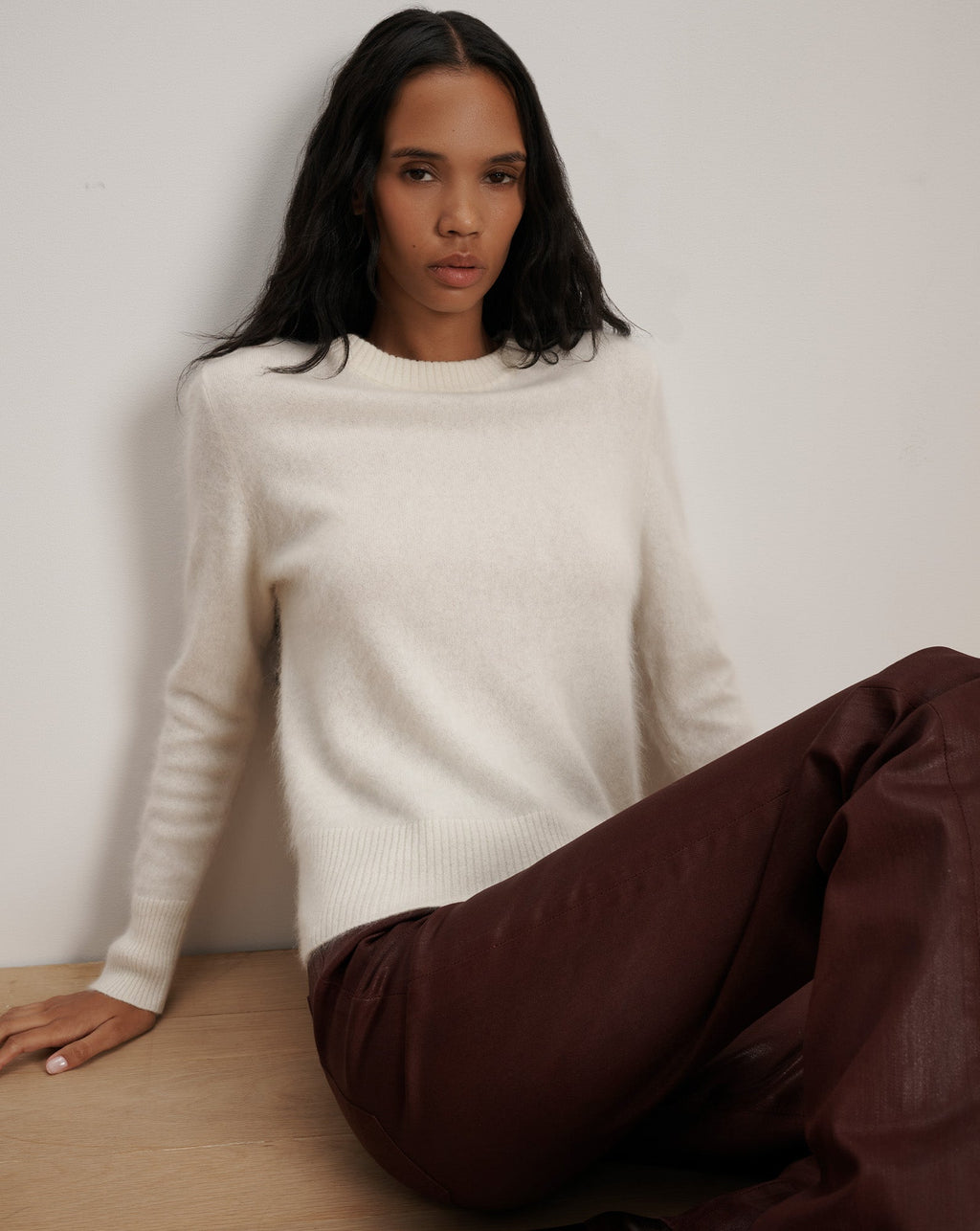 Pippen Brushed Cashmere Pullover