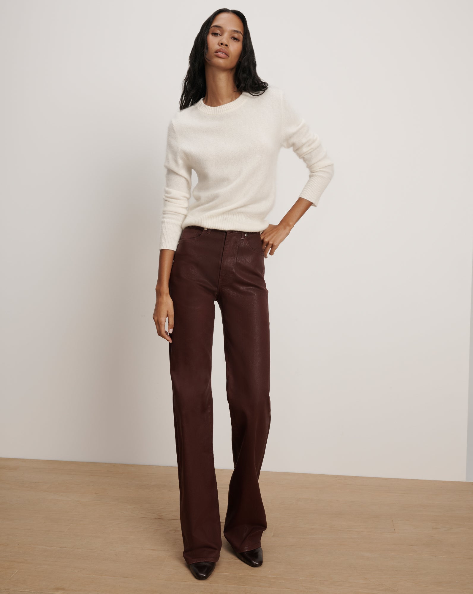 Pippen Brushed Cashmere Pullover
