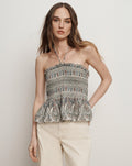 Damsey Smocked Halter Top