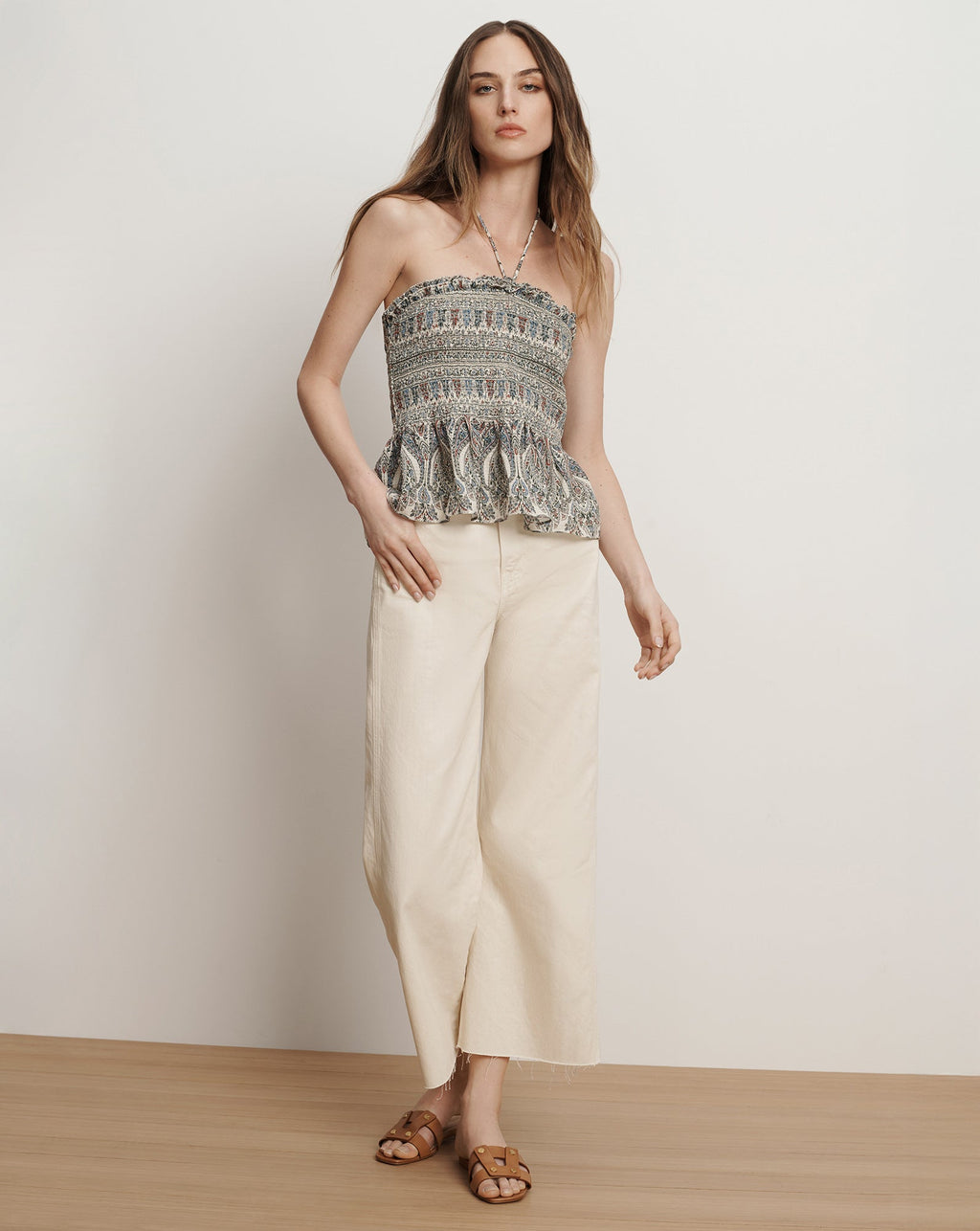 Damsey Smocked Halter Top