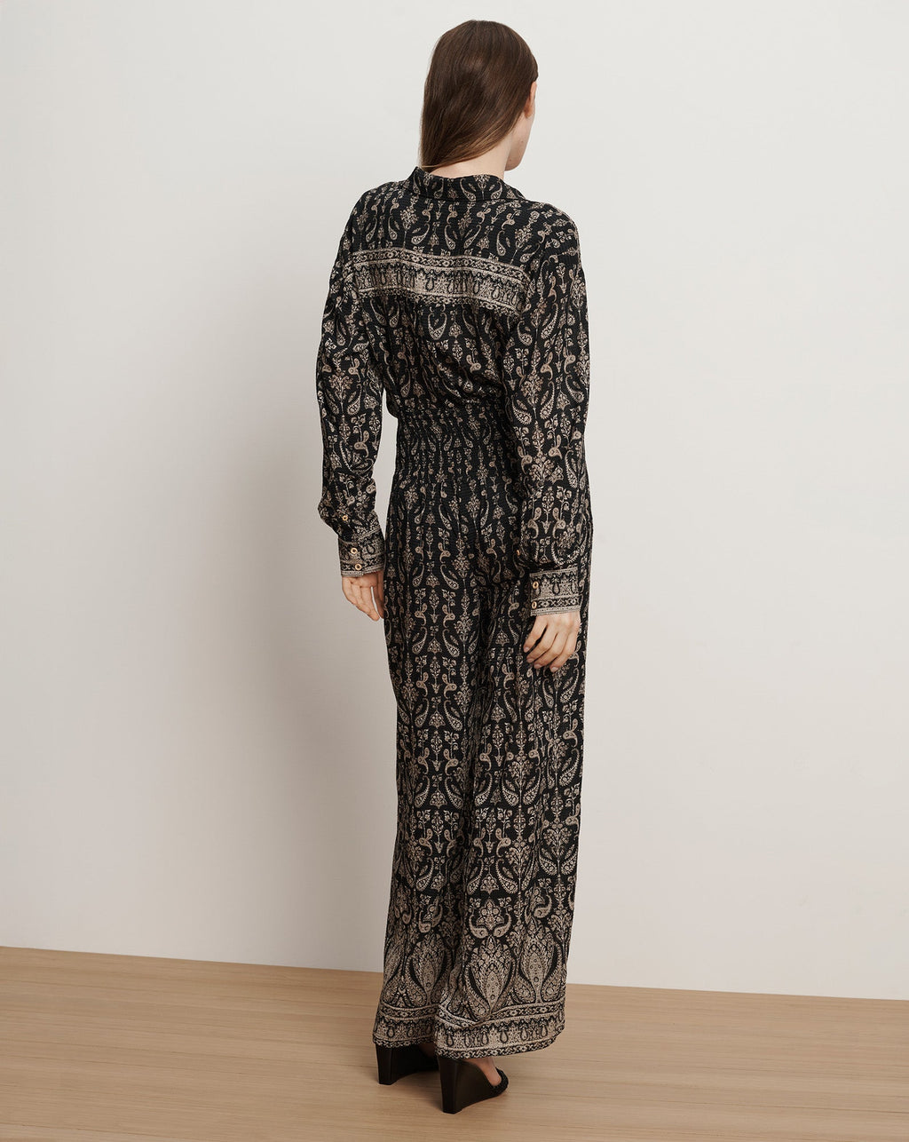 Callaway Smocked Wide-Leg Pant