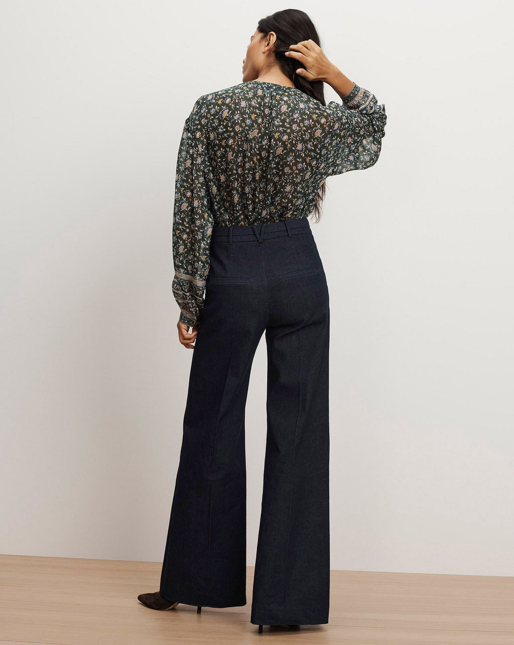 Lollie Floral Button-Down Blouse