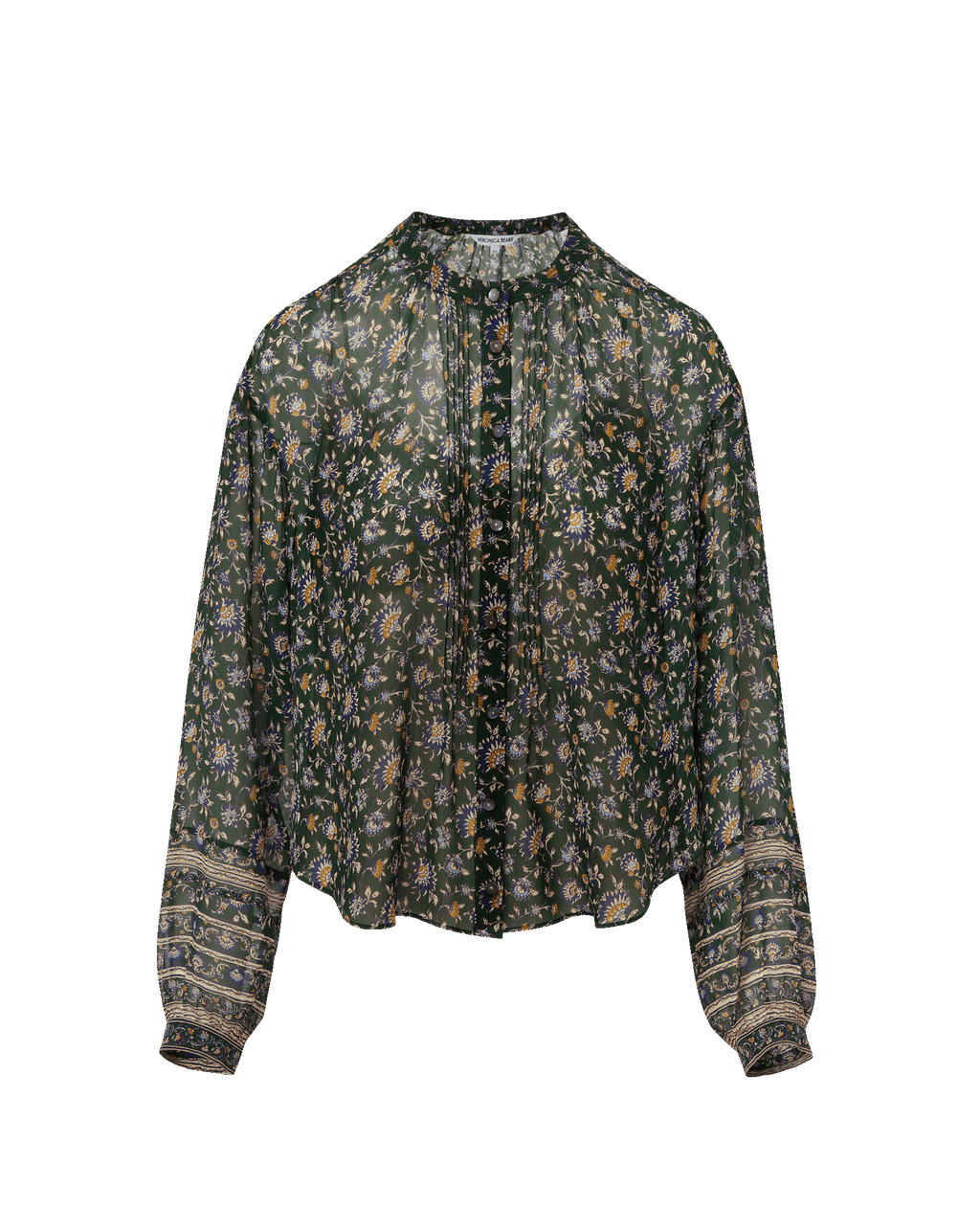 Lollie Floral Button-Down Blouse