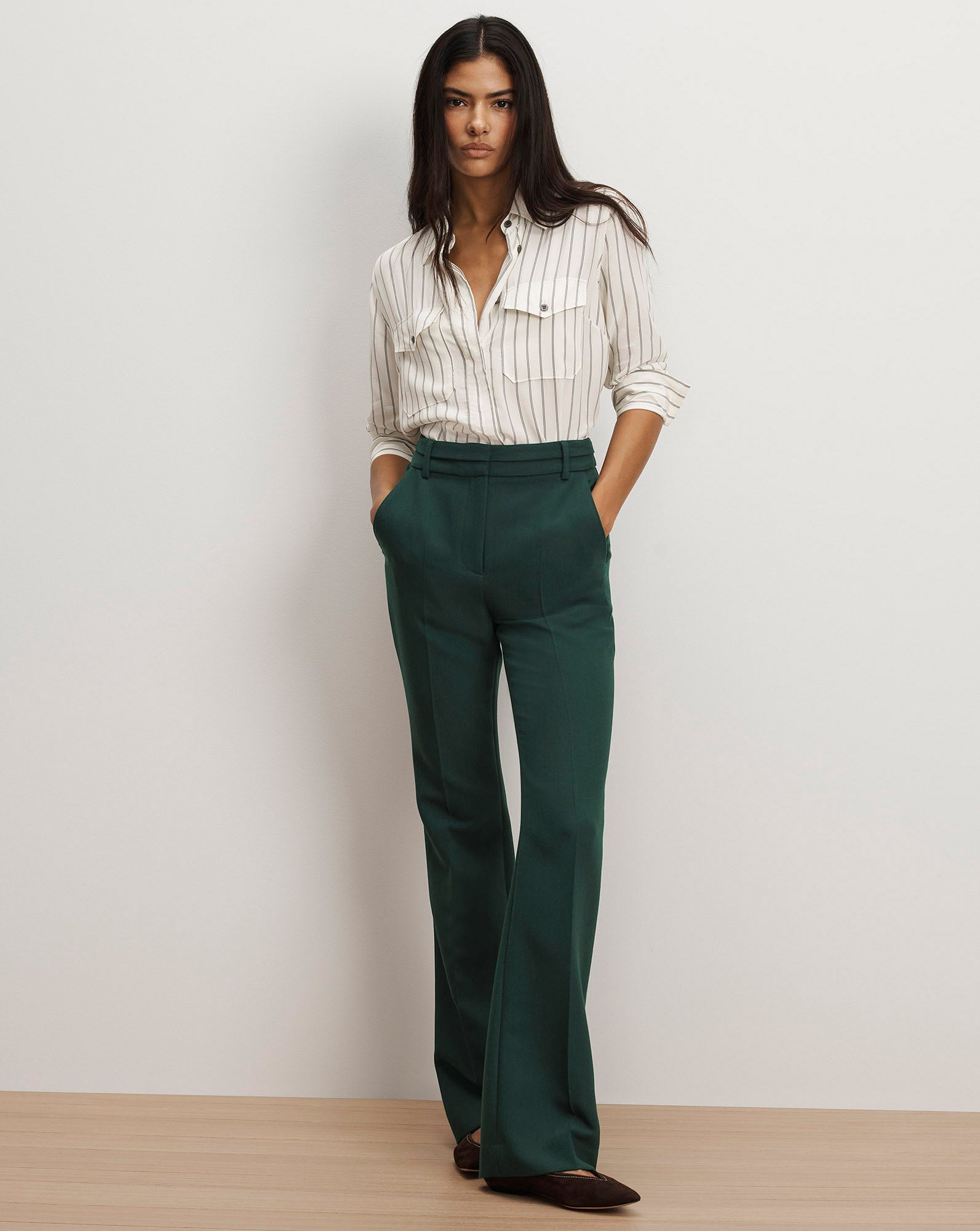 Bancroft Suede Flat