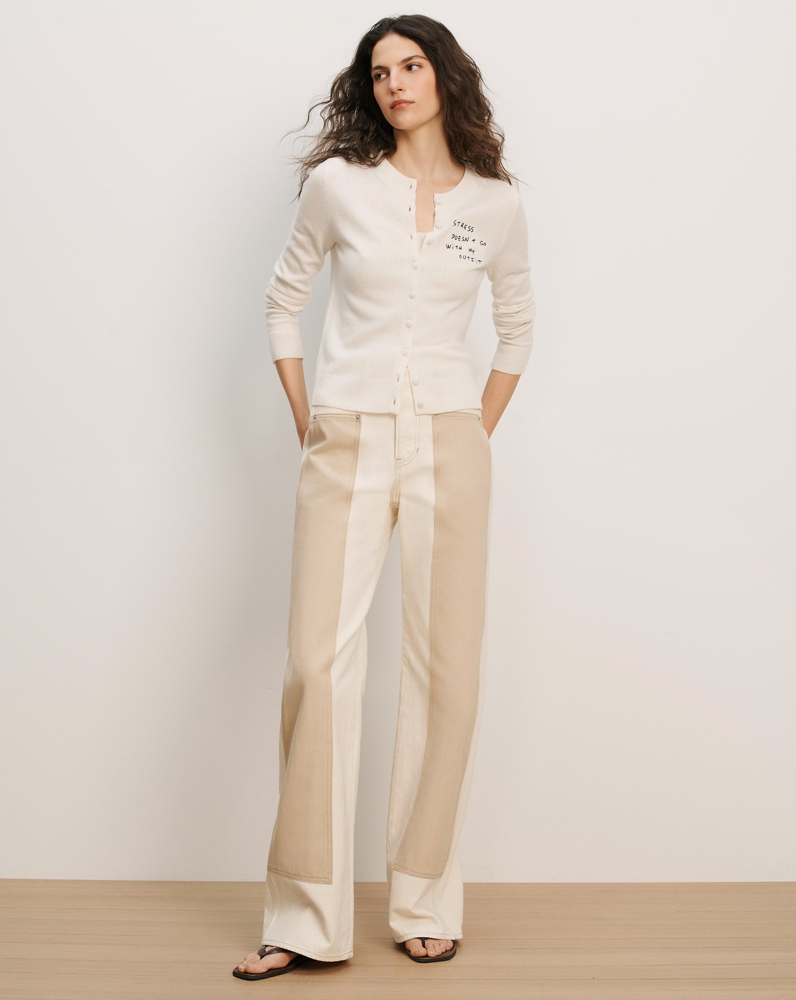 Daro Embroidered Cashmere Cardigan