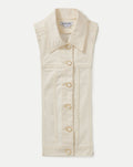 Slate Cotton Twill Dickey
