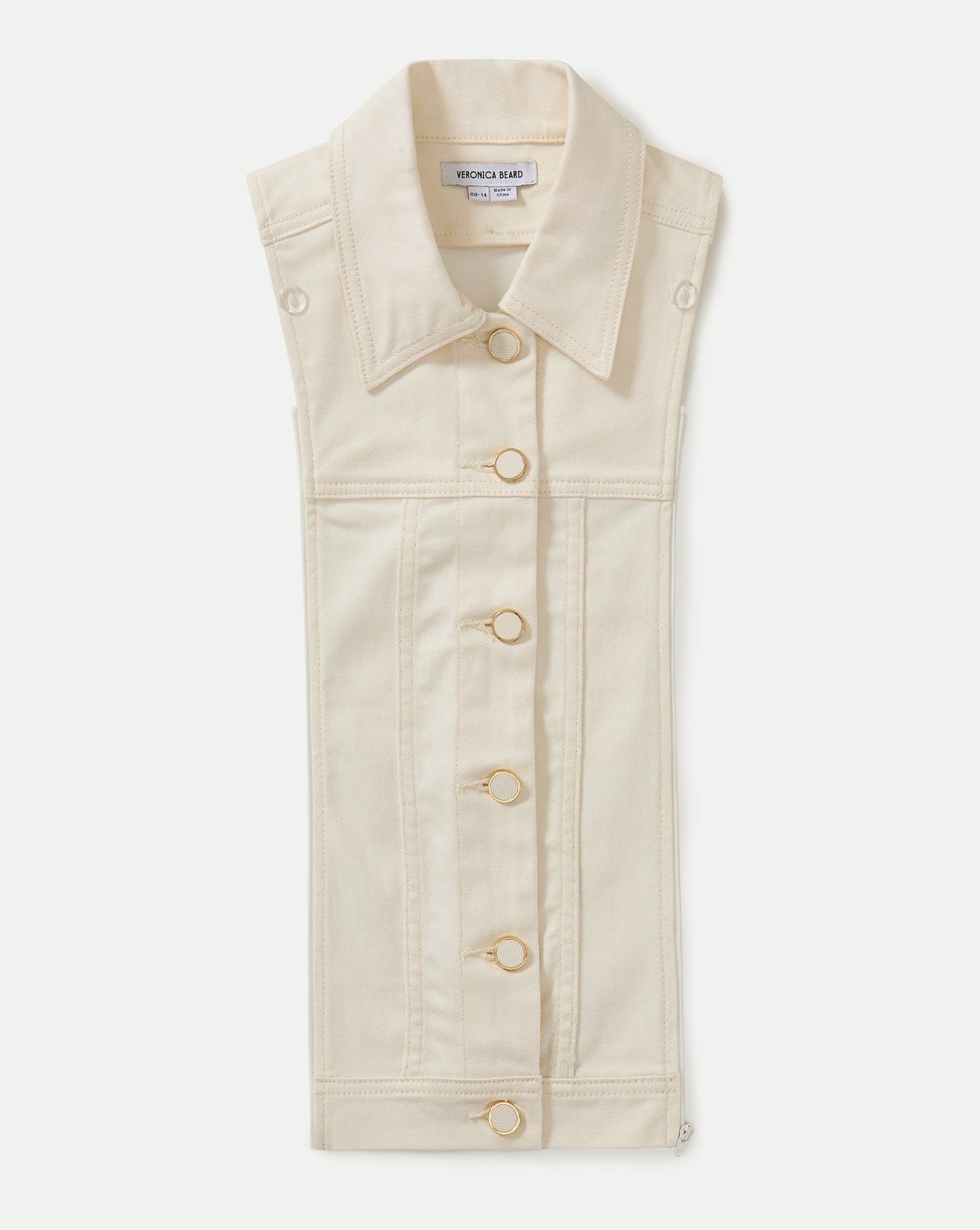 Slate Cotton Twill Dickey