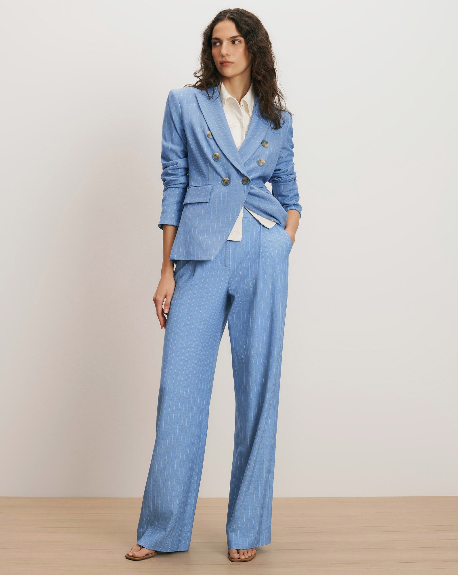 Slate Cotton Twill Dickey