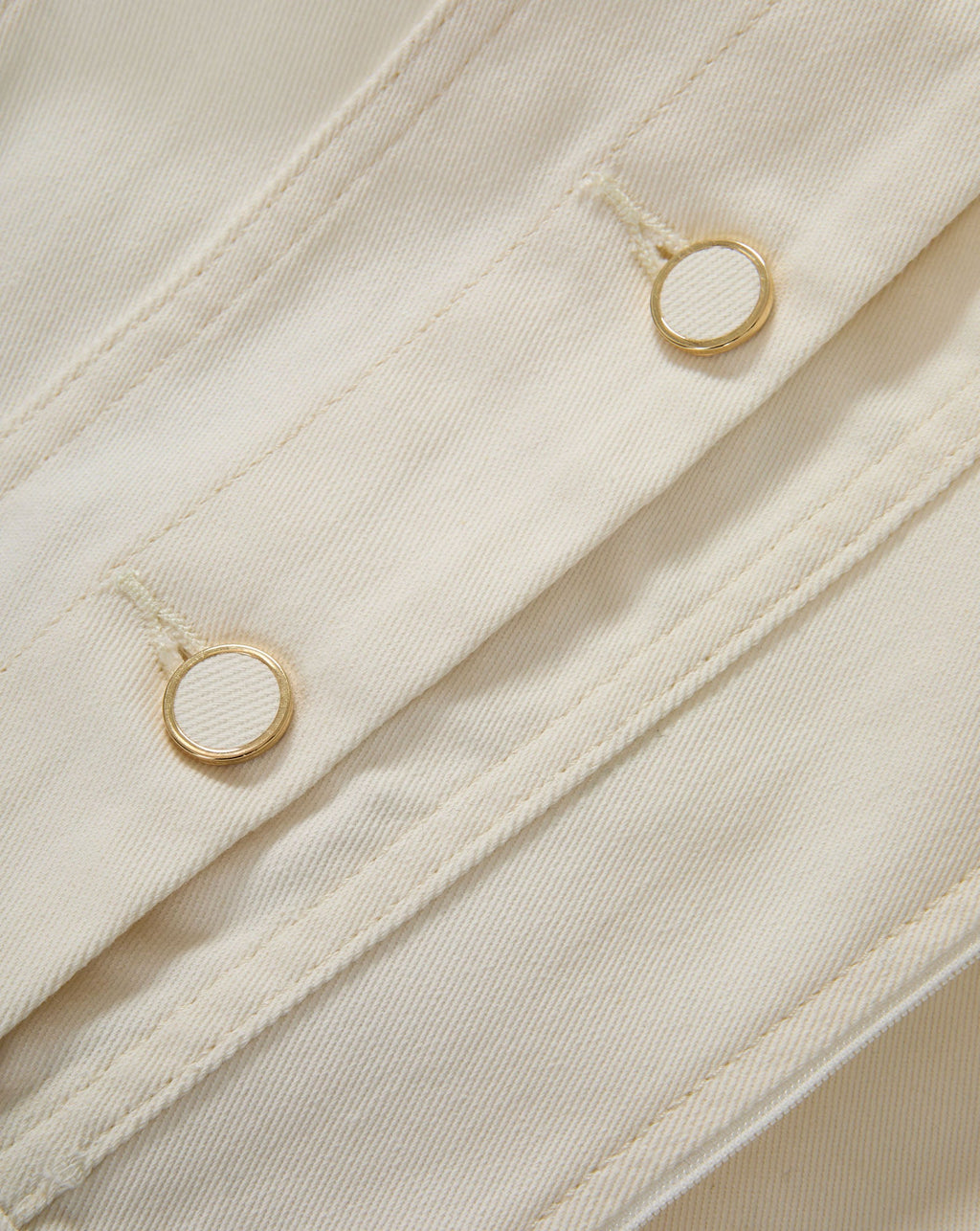 Slate Cotton Twill Dickey