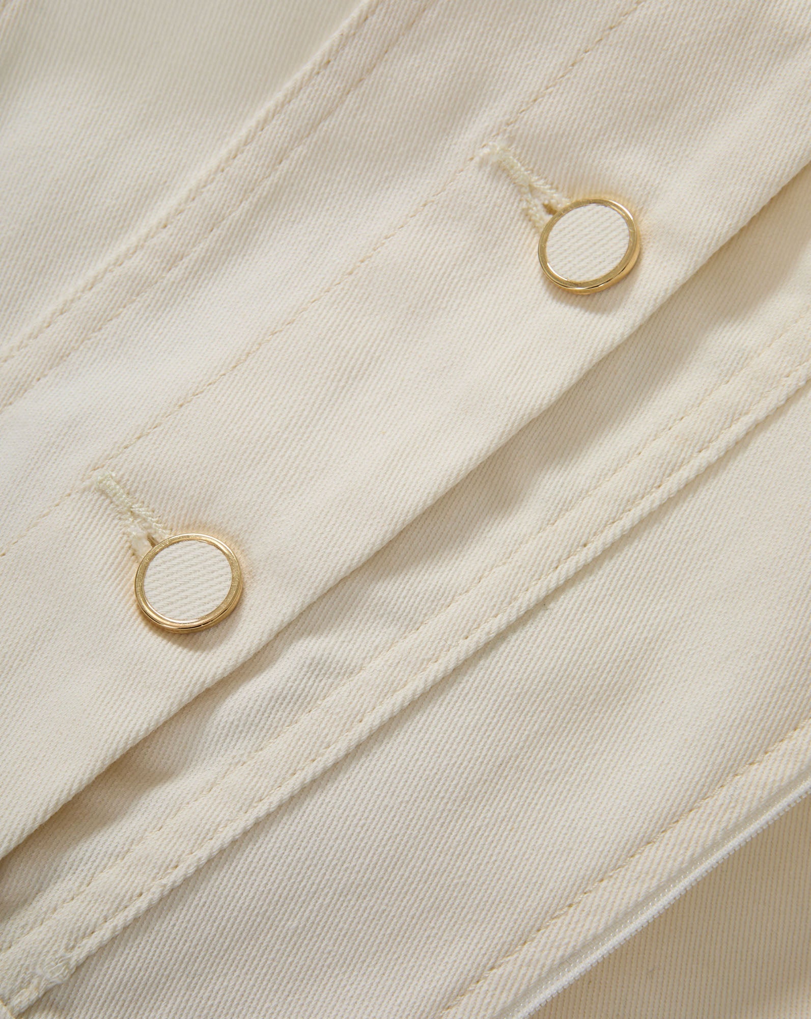 Slate Cotton Twill Dickey
