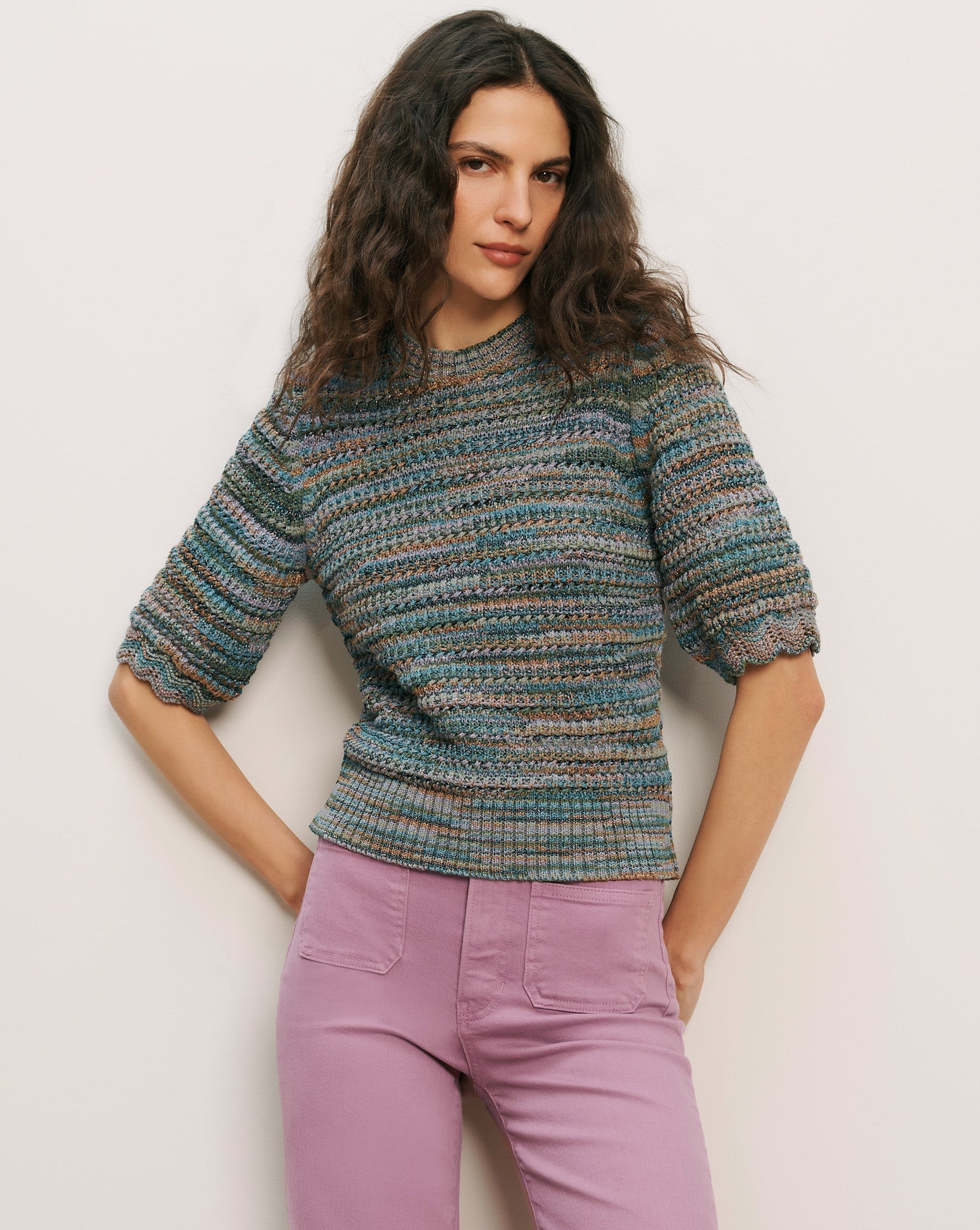 Merivale Half-Sleeve Sweater