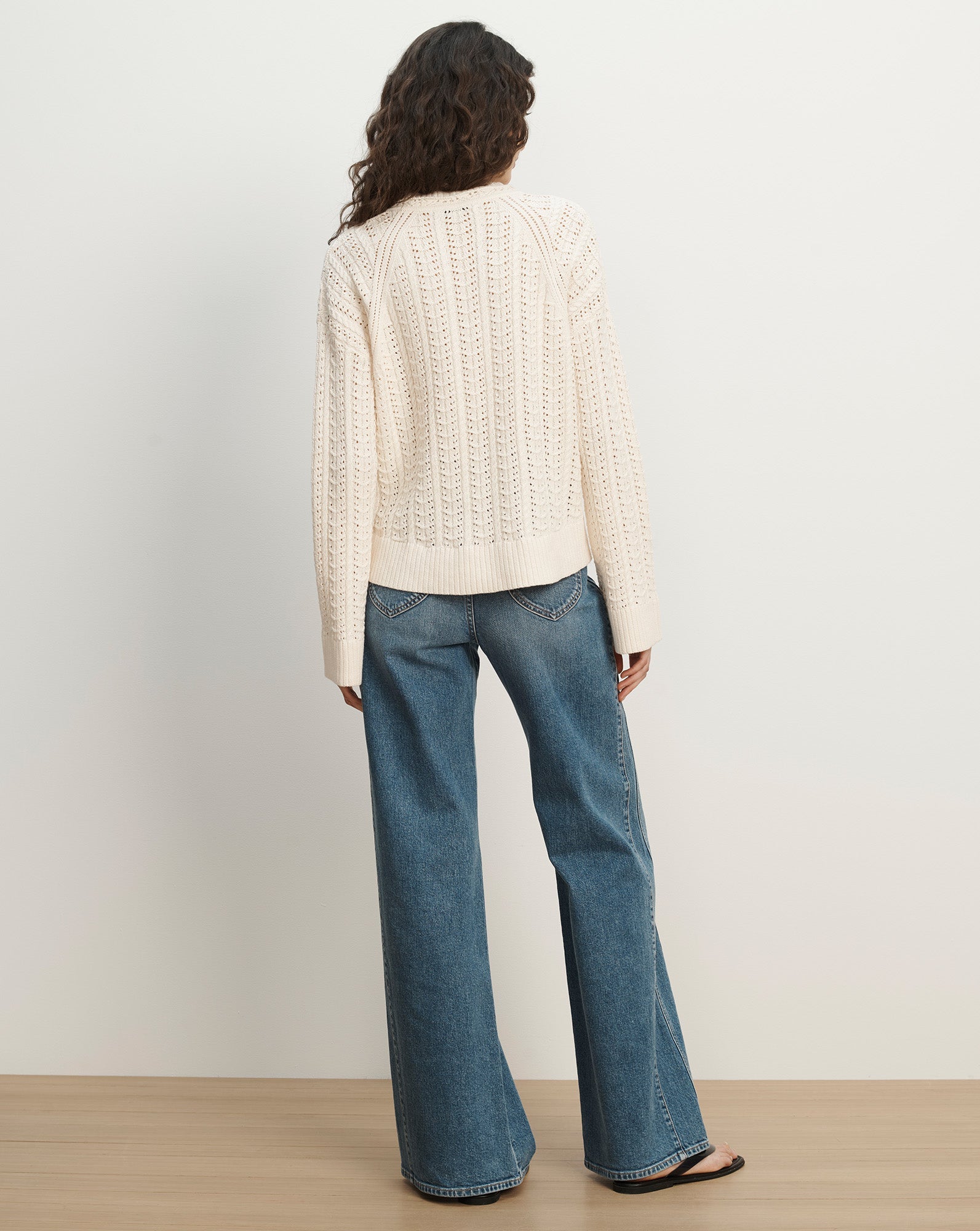 Deveraux Pointelle Sweater