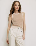 Jerrel Cropped Knit Tank Top