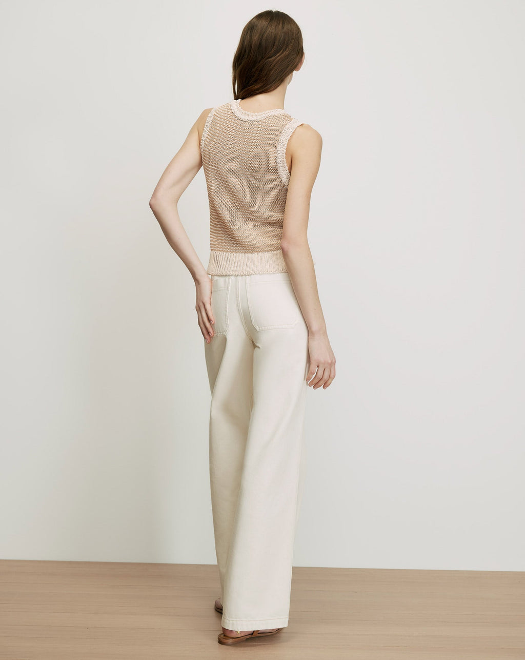 Jerrel Cropped Knit Tank Top
