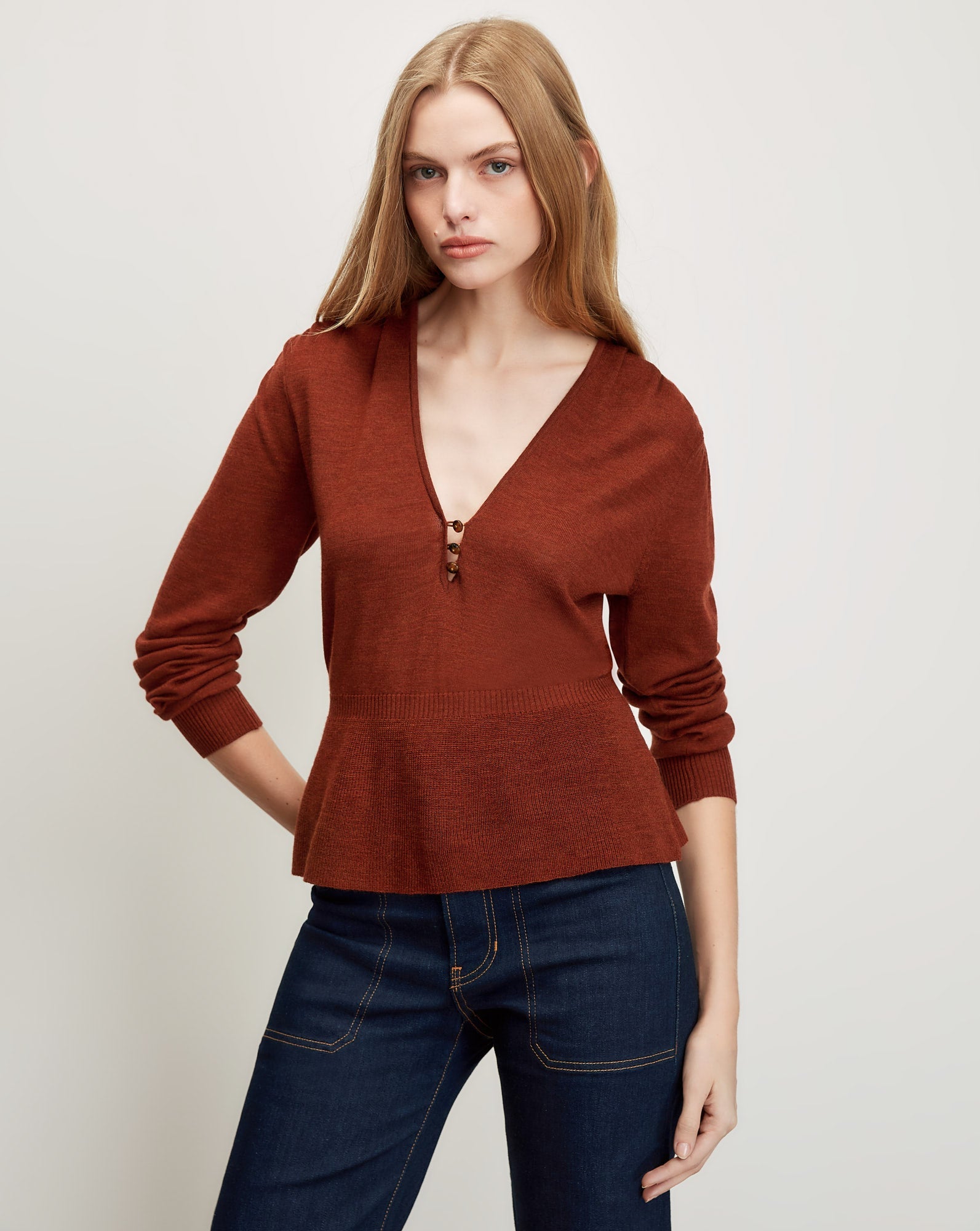 Zainen Merino Wool Pullover