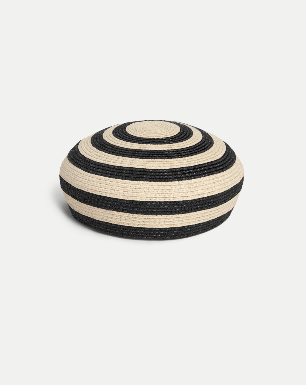 Le Jeanne Stripe Raffia Hat