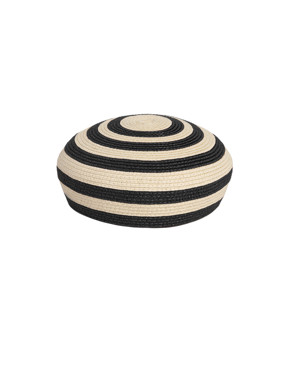 Le Jeanne Stripe Raffia Hat