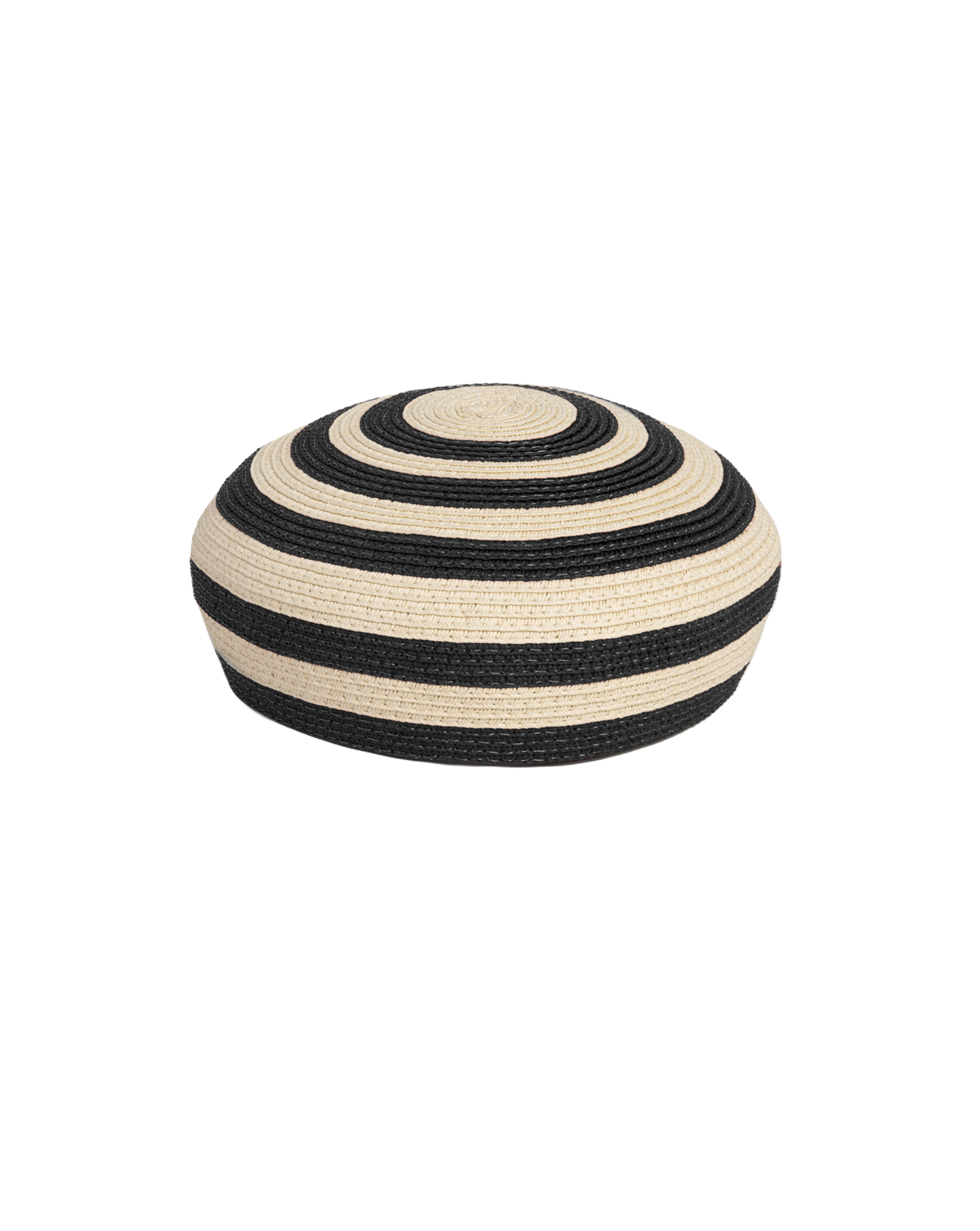 Le Jeanne Stripe Raffia Hat