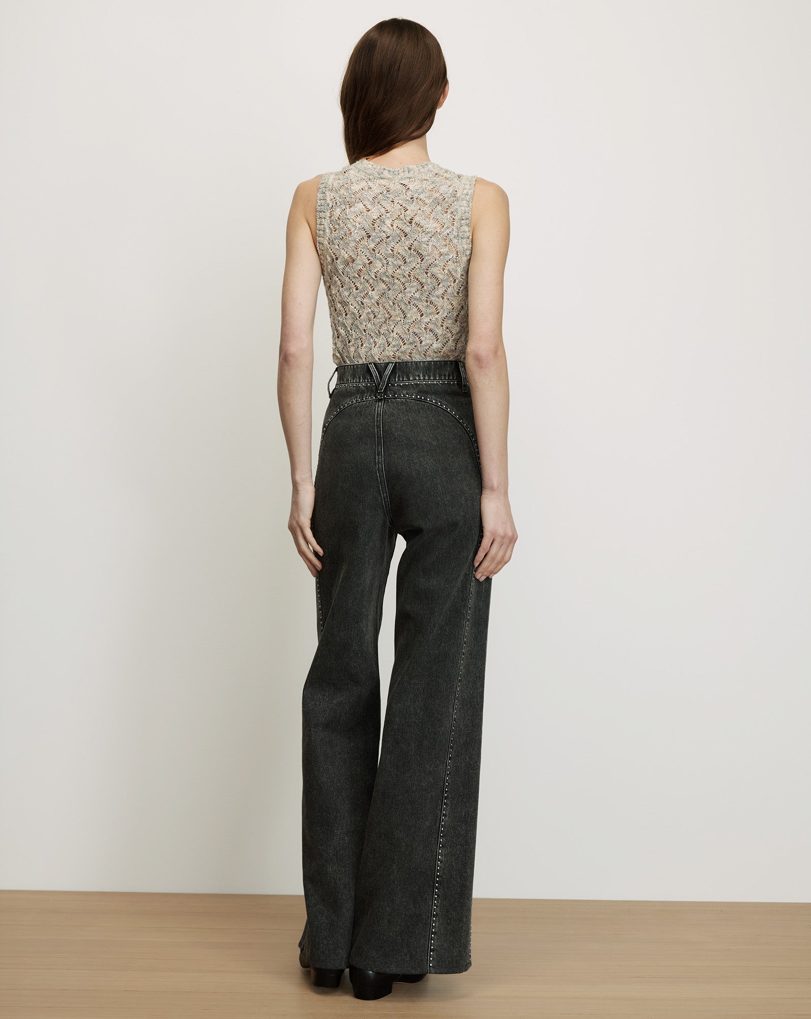 Jerrel Cropped Knit Tank Top