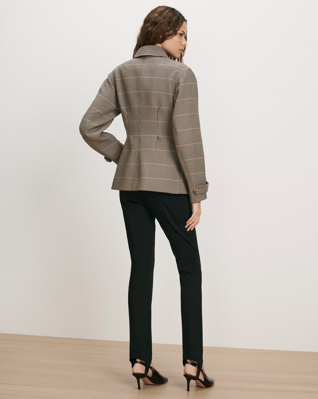 Severine Removable-Collar Tailored Jacket
