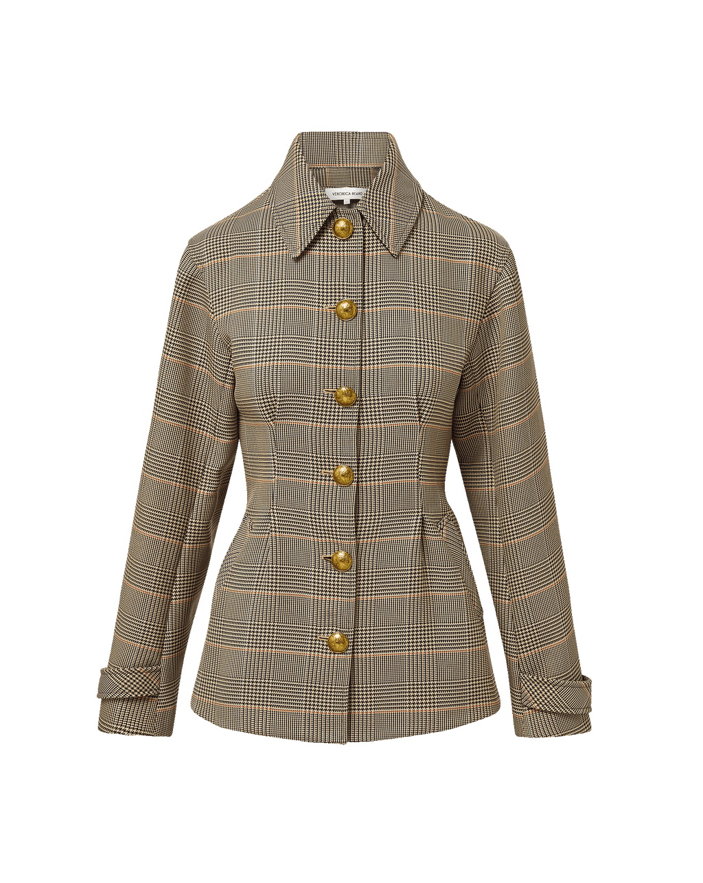 Severine Removable-Collar Tailored Jacket