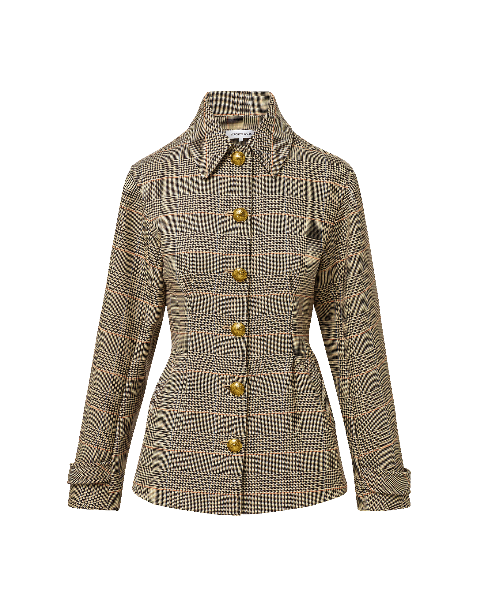 Severine Removable-Collar Tailored Jacket