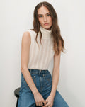 Mazzy Pointelle Sleeveless Sweater