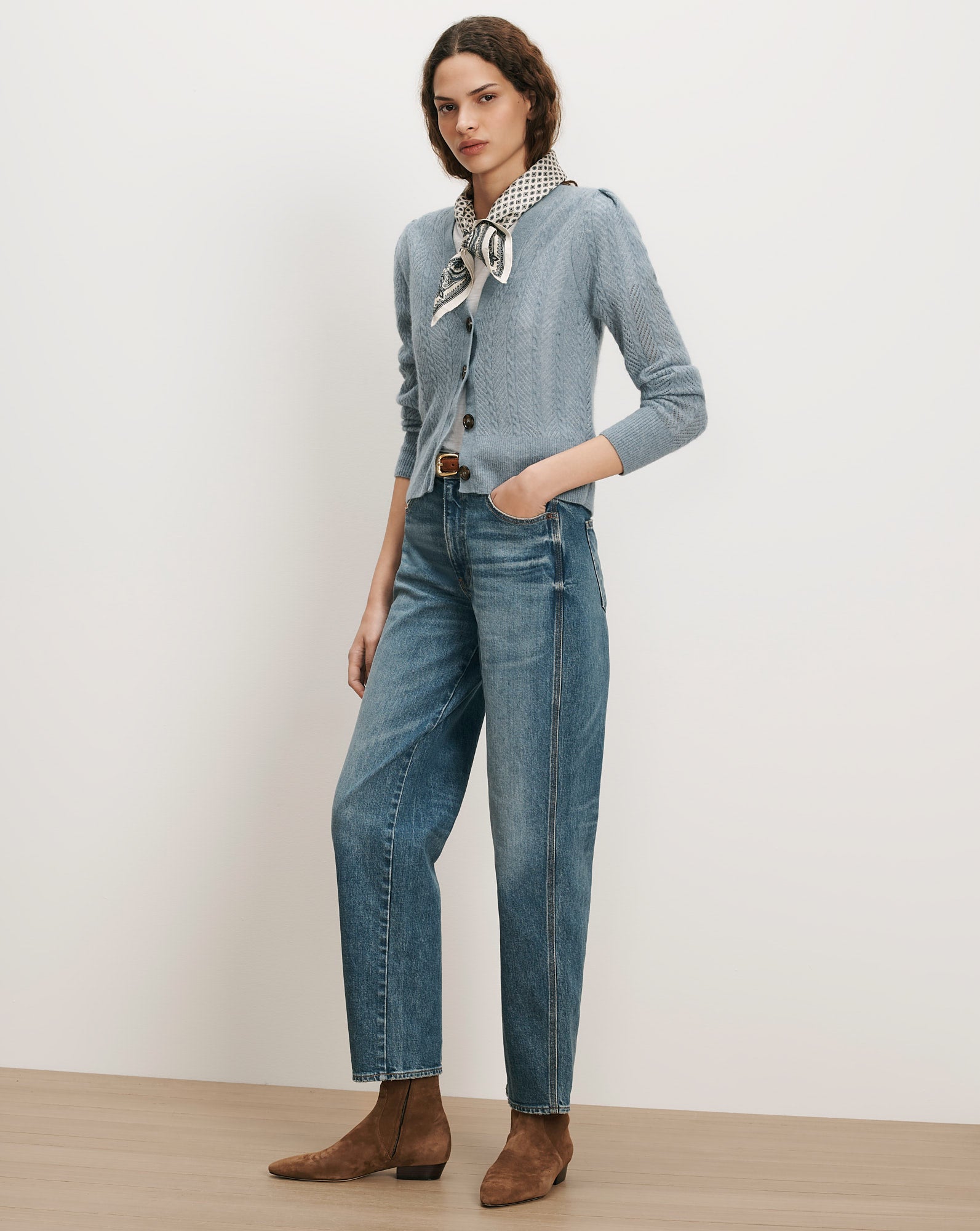 Solene Pointelle Cardigan