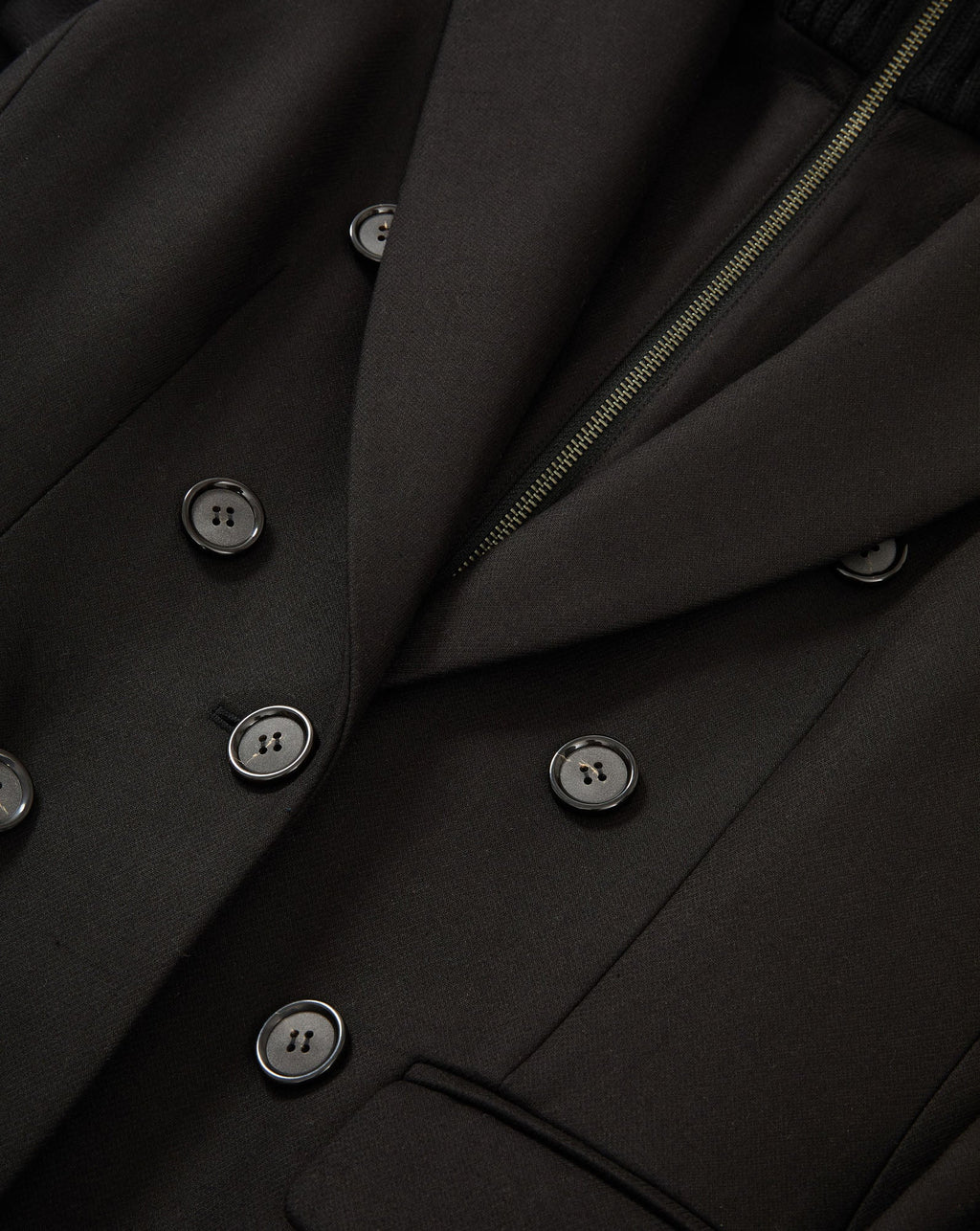 Stryder Double-Breasted Dickey Coat