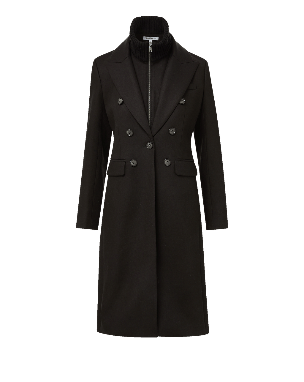 Stryder Double-Breasted Dickey Coat
