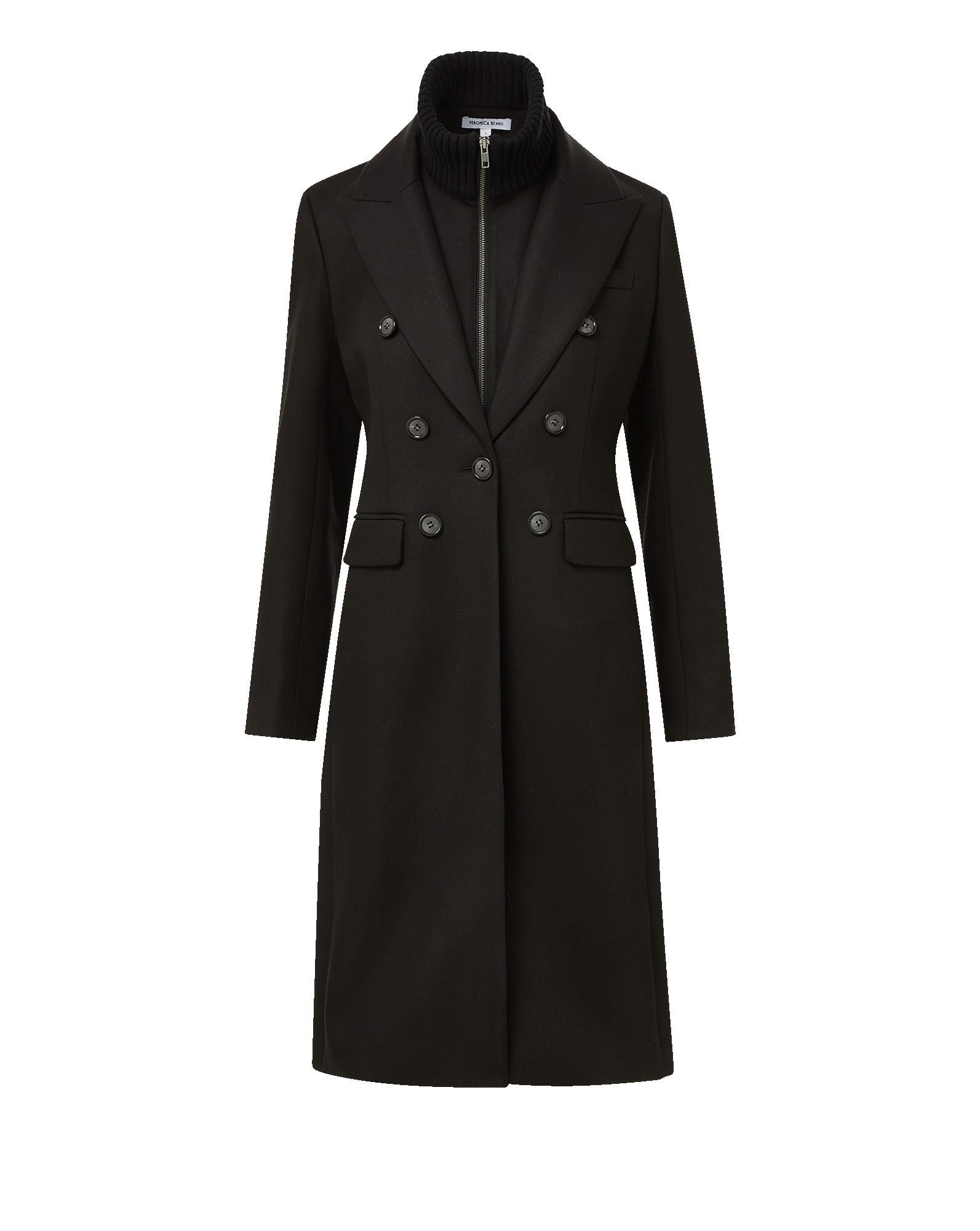 Stryder Double-Breasted Dickey Coat