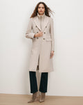 Stryder Double-Breasted Dickey Coat