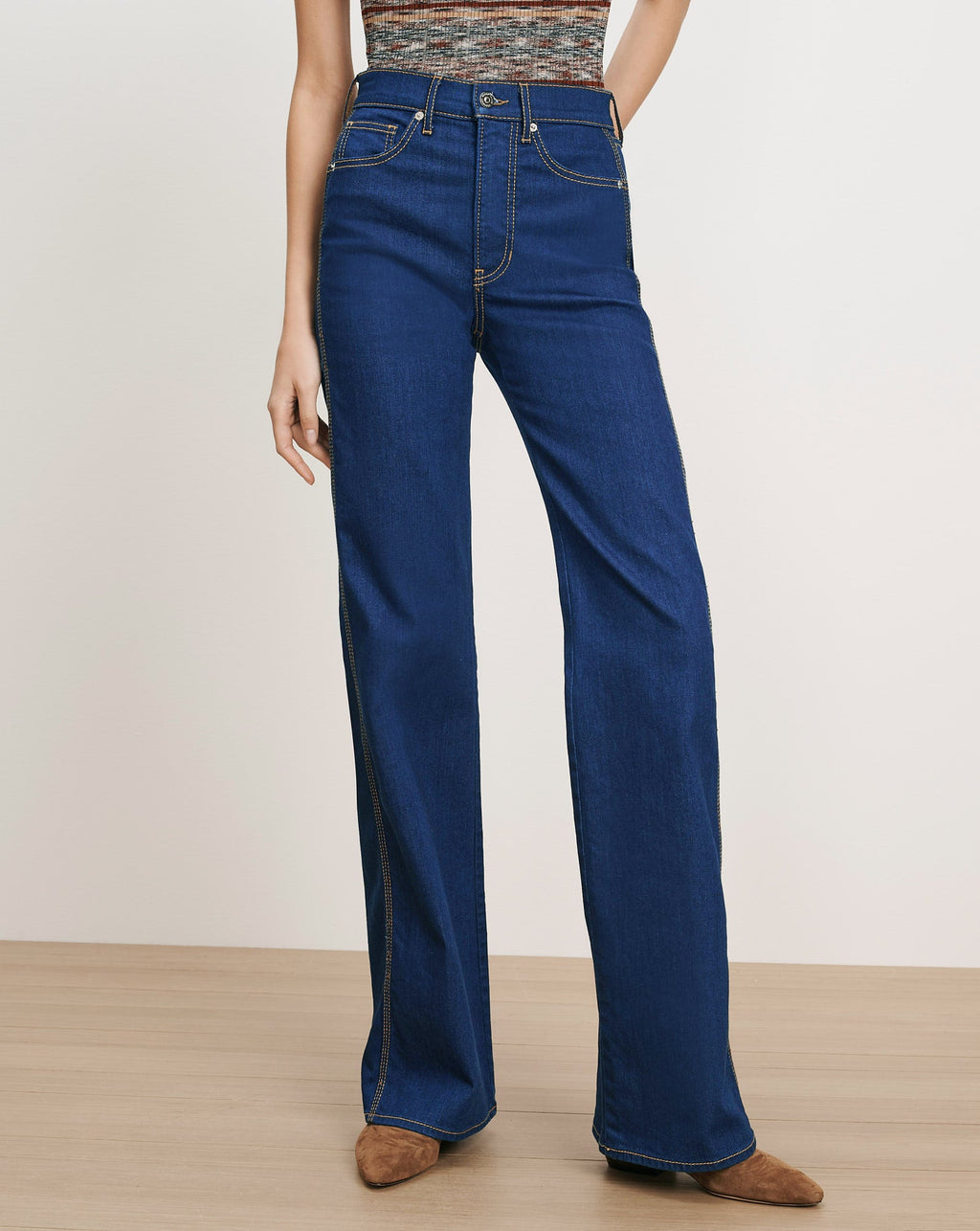 Crosbie Slim Wide-Leg Jean