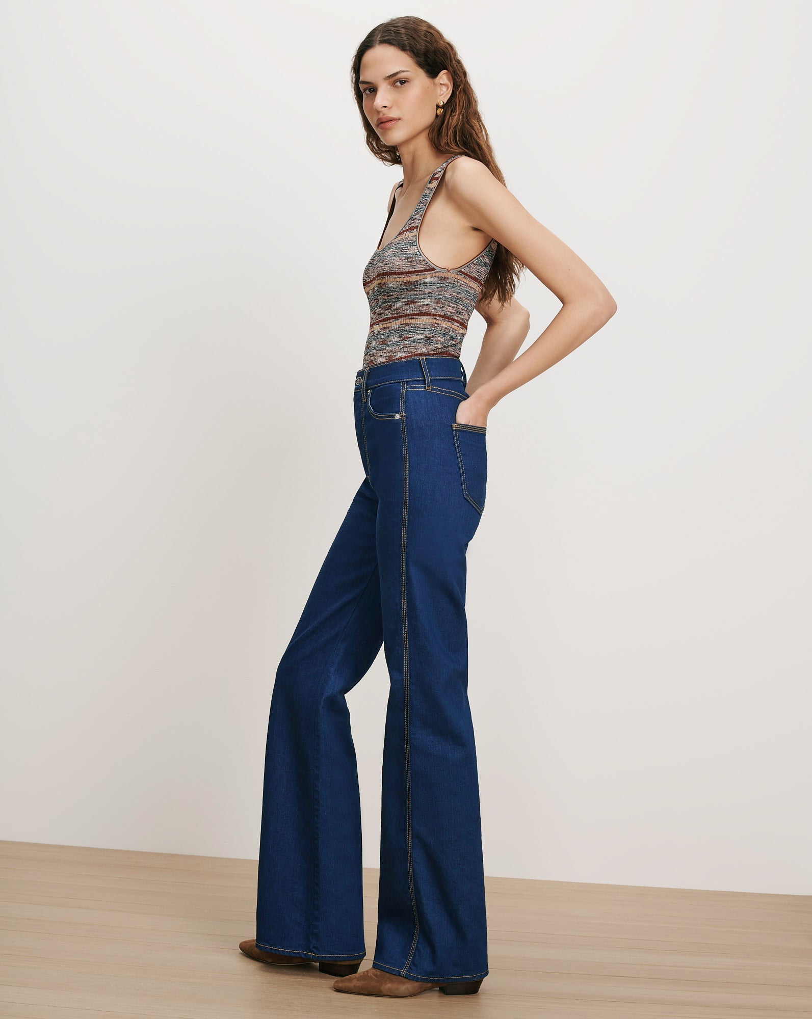 Crosbie Slim Wide-Leg Jean