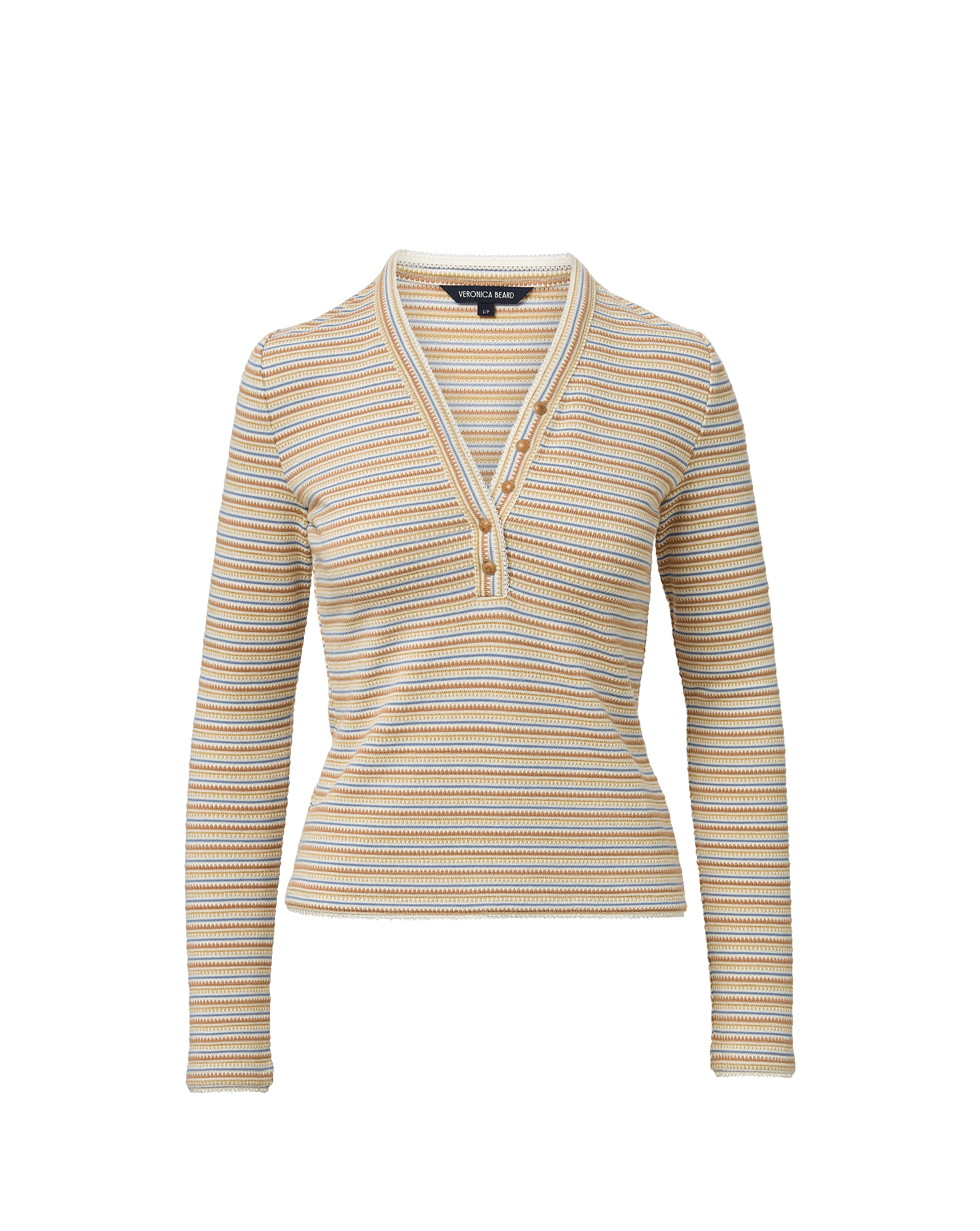 Faelan Striped Henley Shirt