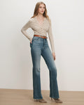 Crosbie Slim Wide-Leg Jean