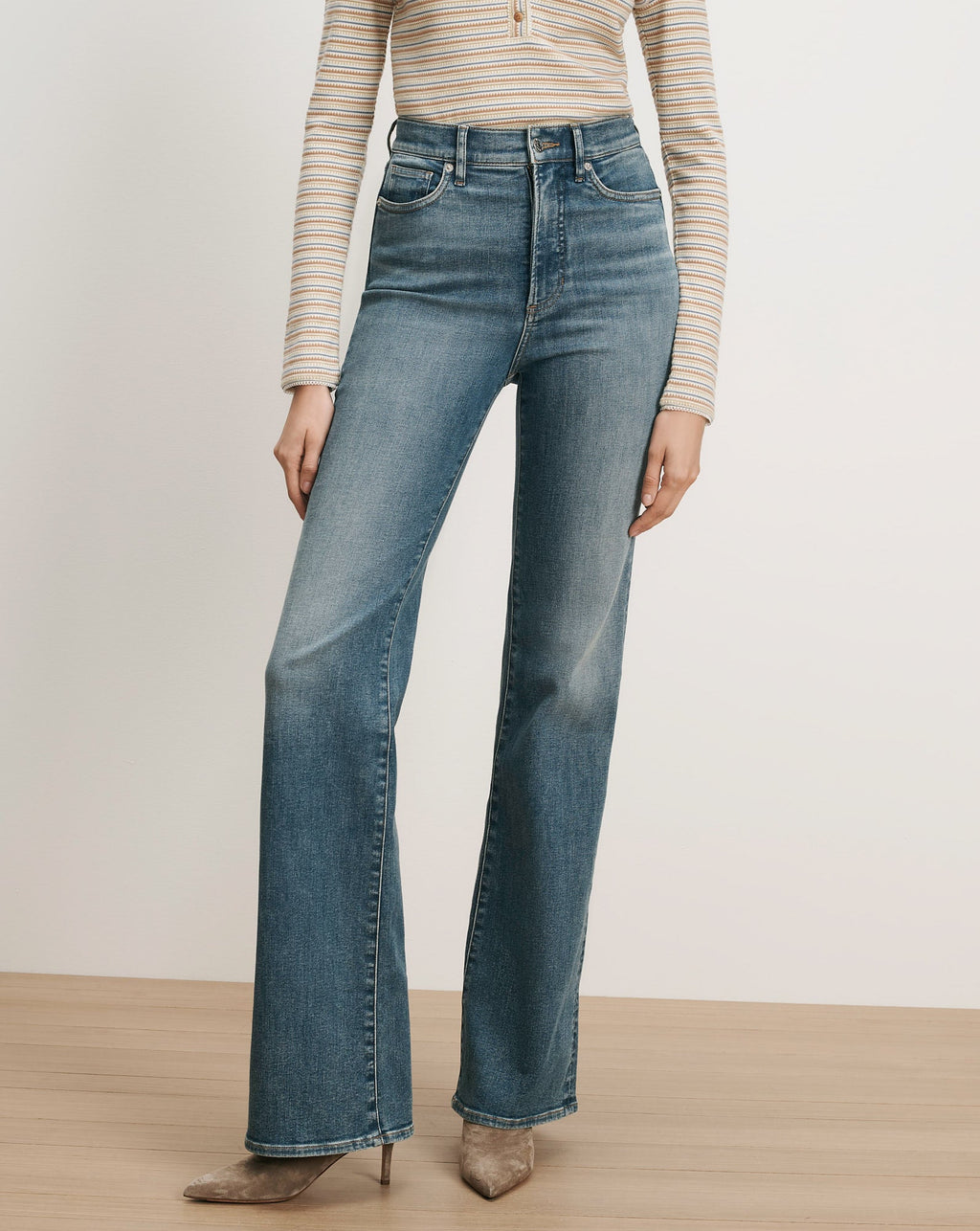Crosbie Slim Wide-Leg Jean