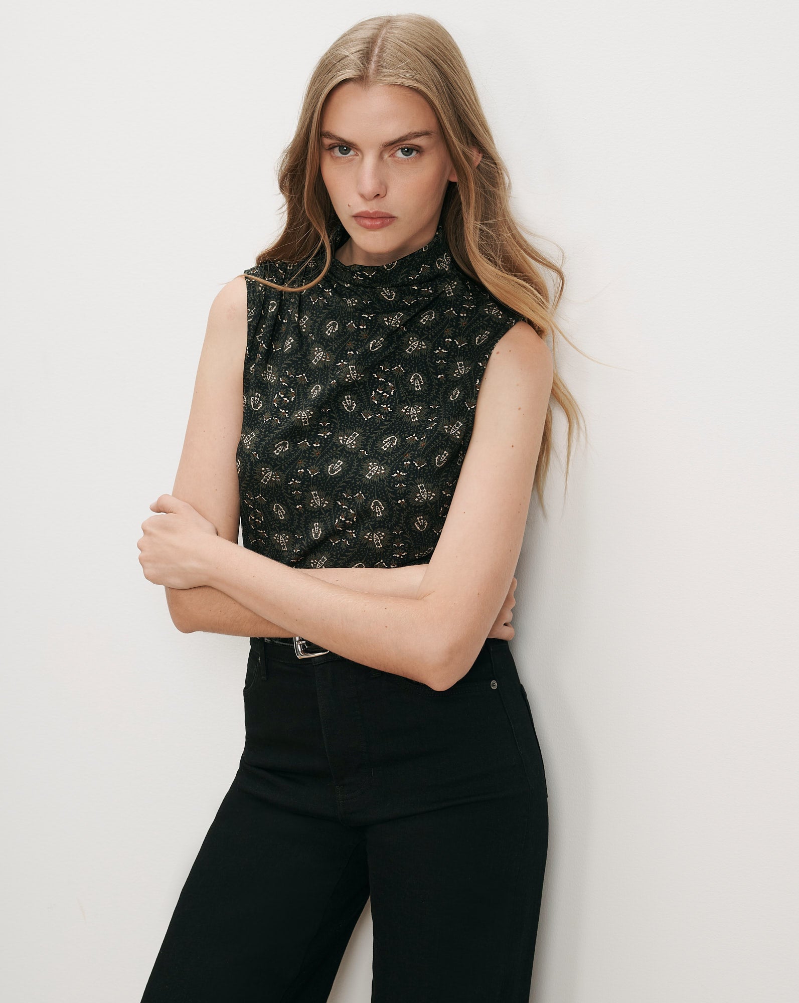 Mylie Mock-Neck Tank Top