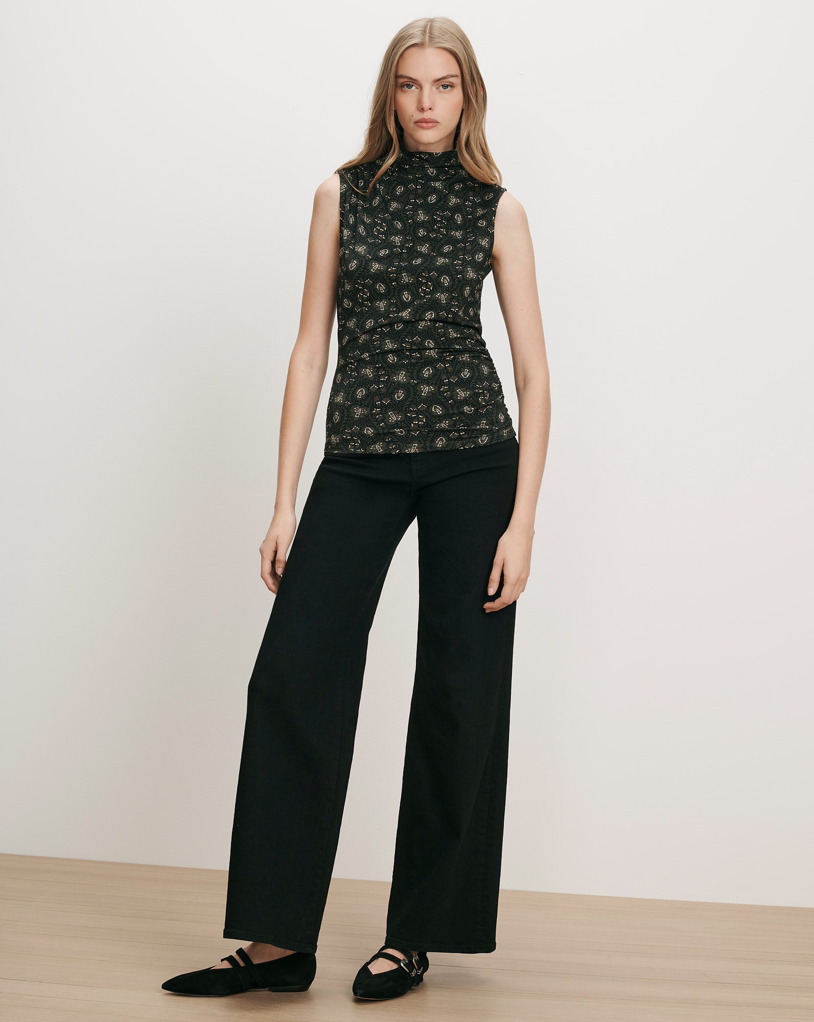 Mylie Mock-Neck Tank Top