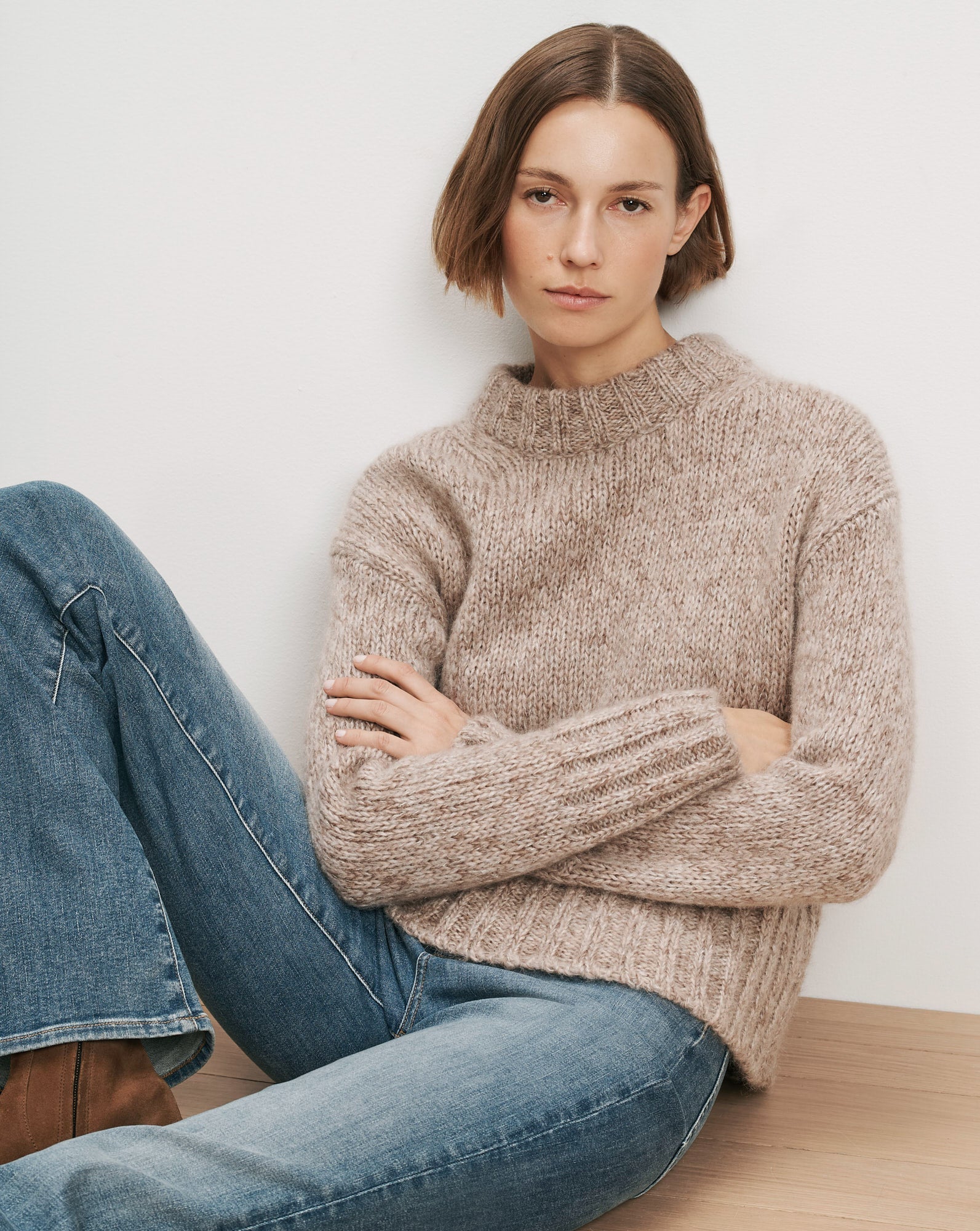 Andi Mock-Neck Sweater