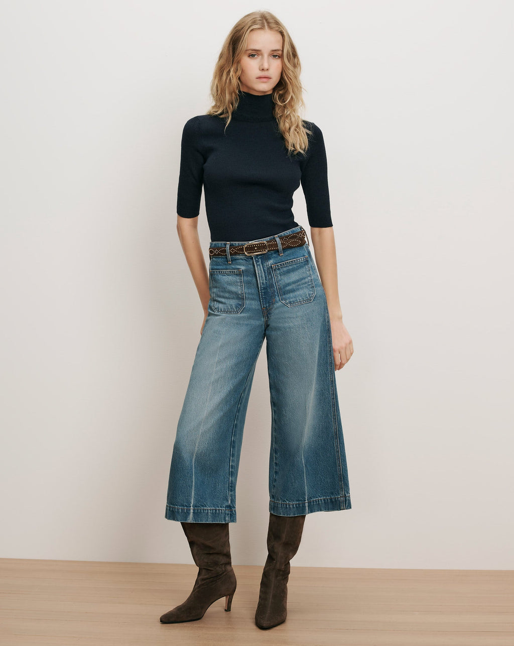 Marlowe Patch-Pocket Culotte